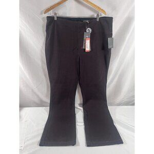 Lysse Knit Denim In Brown Pull On Baby Bootcut 4 Way Stretch Tummy Control 2X
